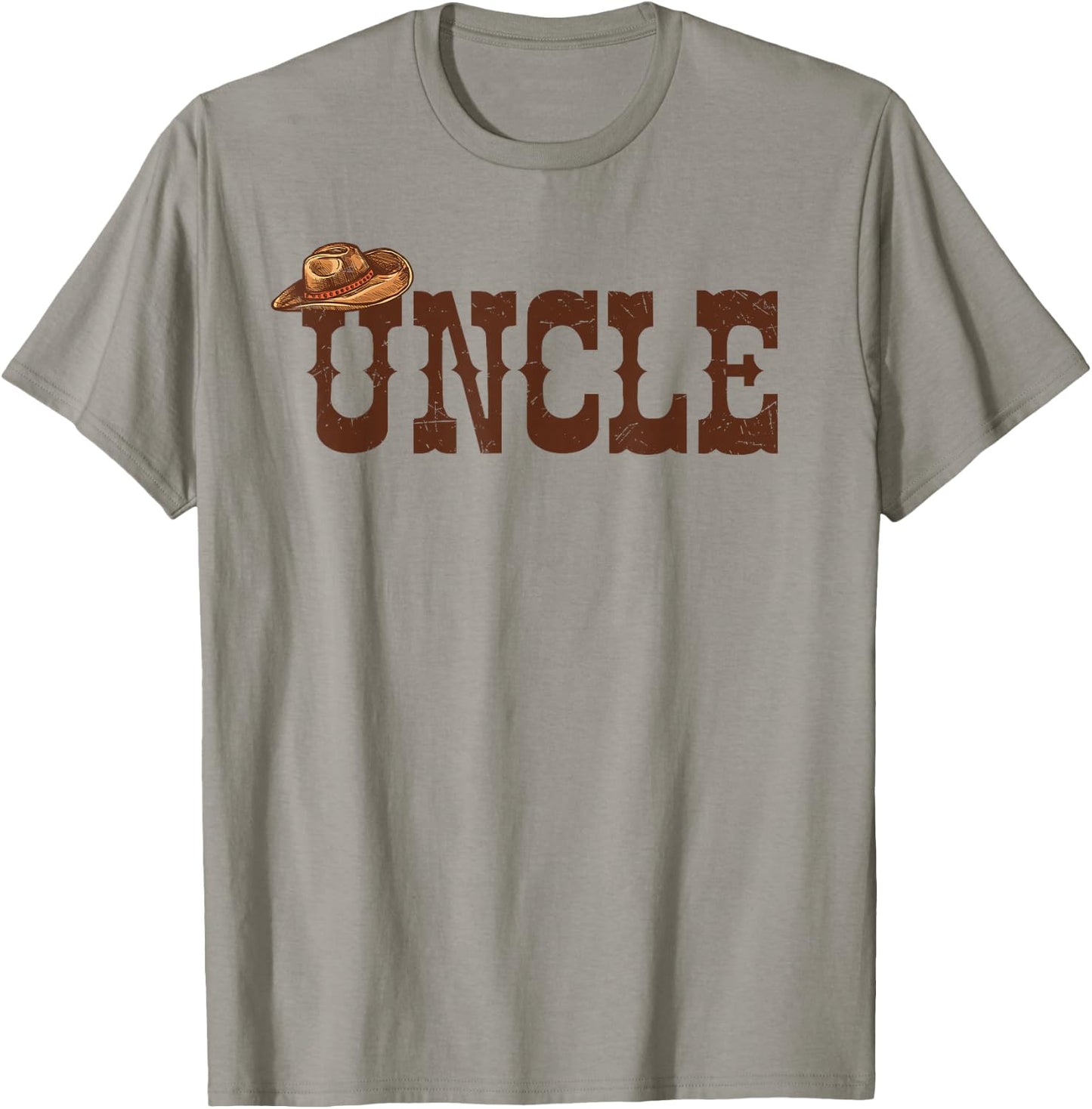 Uncle Aunt Western Family Matching Birthday Cowboy Cowgirl T-Shirt - T-Shirt | Sand