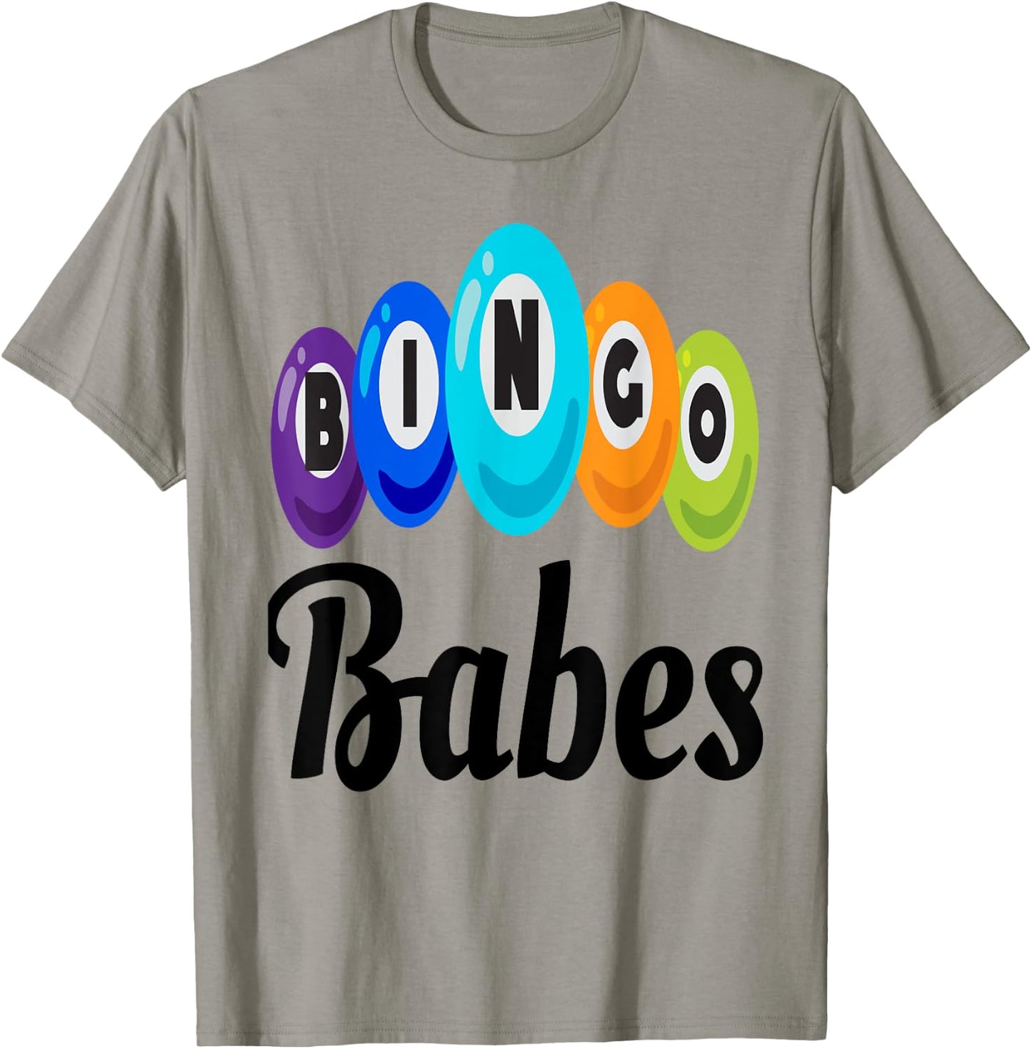 Bingo Babes Player Winning Matching Friend Group Saying T-Shirt - T-Shirt | Sand
