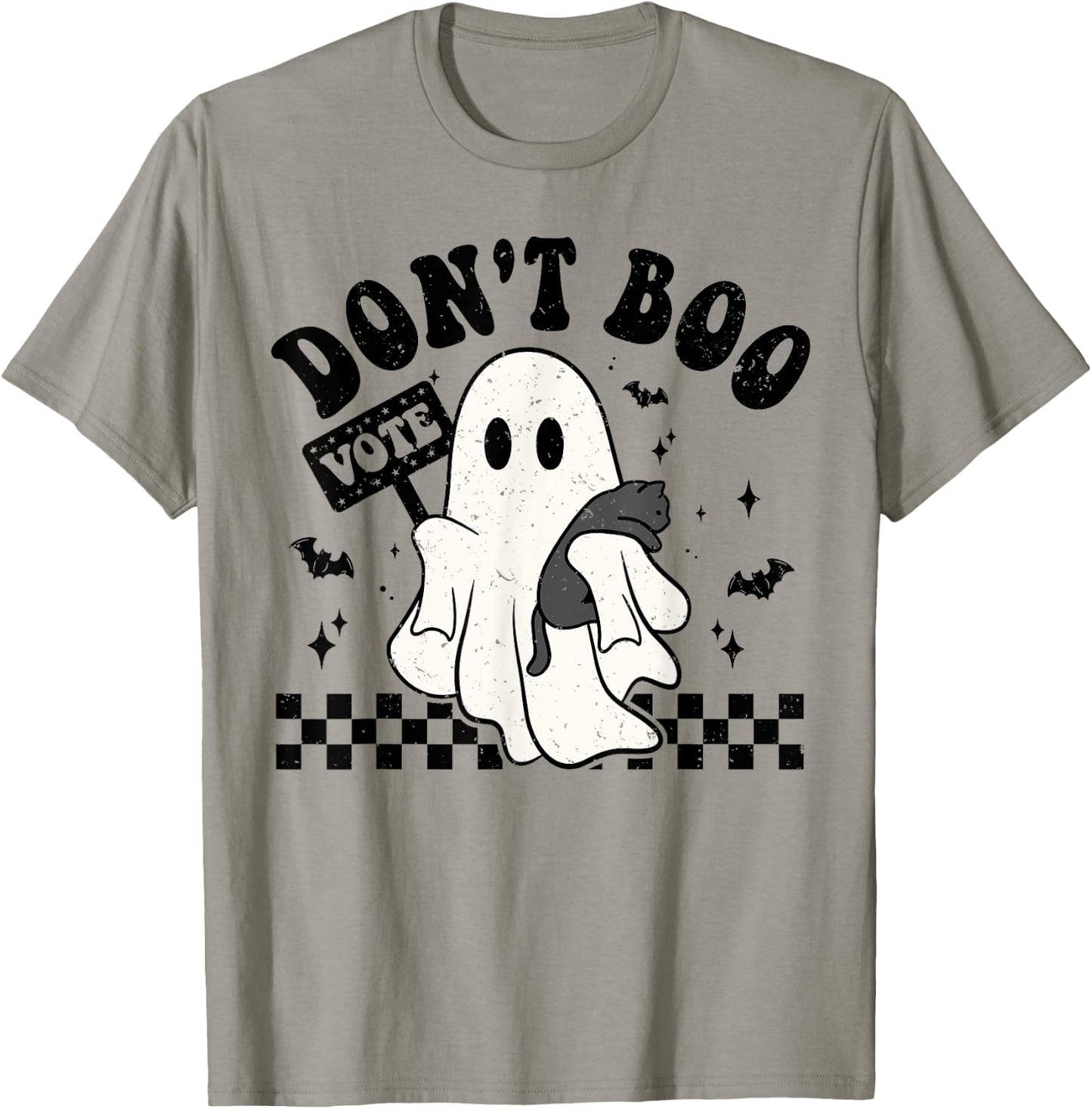Don't Boo Vote Halloween Political T-Shirt - T-Shirt | Sand