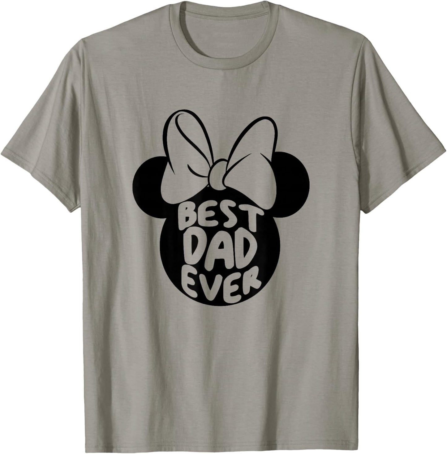 Disney Minnie Mouse Father's Day Best Dad Ever Bow T-Shirt - T-Shirt | Sand