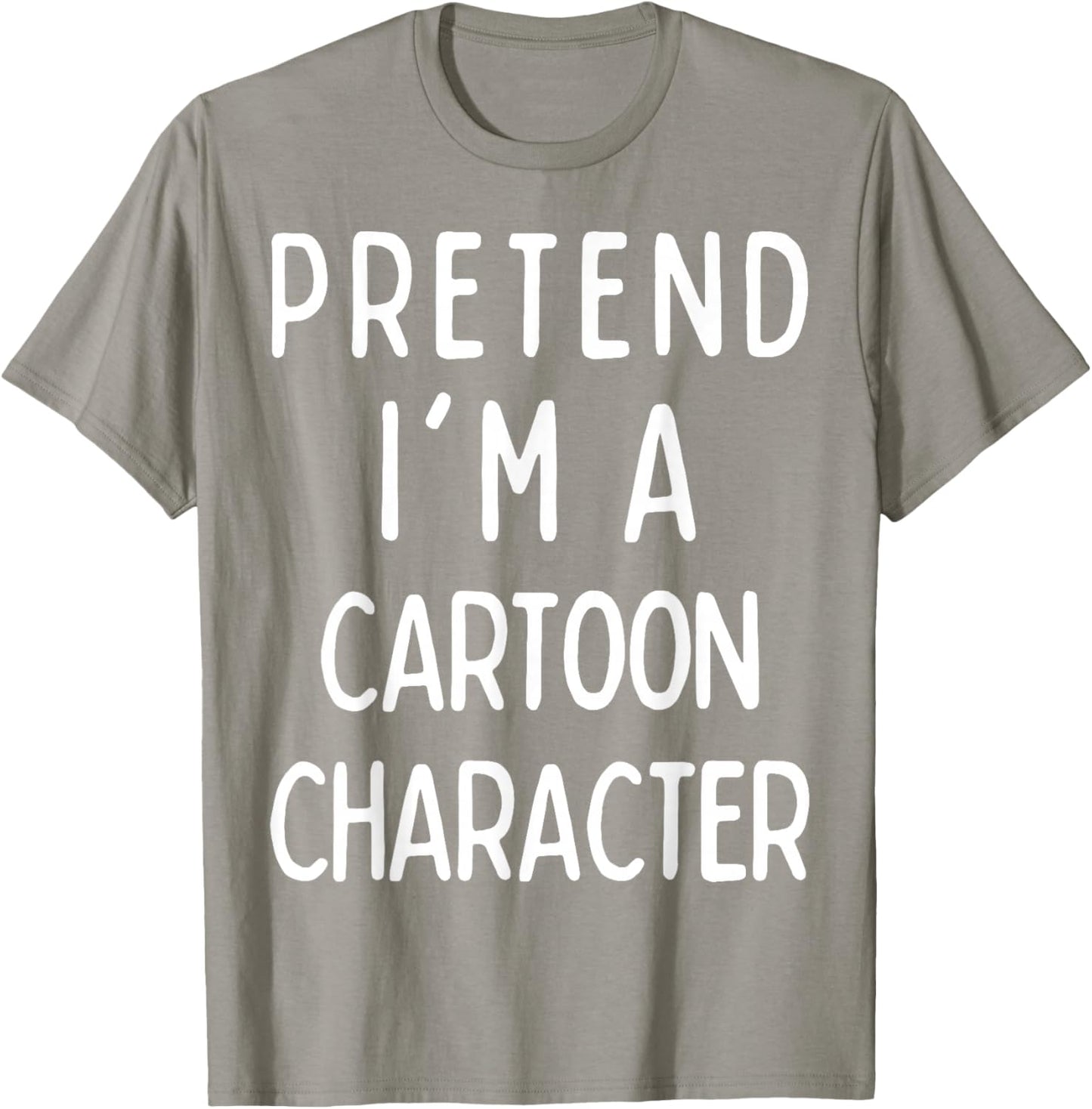 Pretend I'm a Cartoon Character Matching Halloween Costume T-Shirt - T-Shirt | Sand