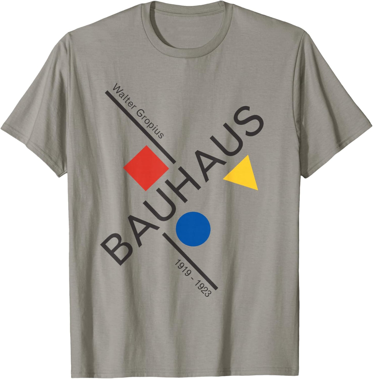 Bauhaus Movement T Shirt, 1923 Architecture Artwork T-Shirt - T-Shirt | Sand