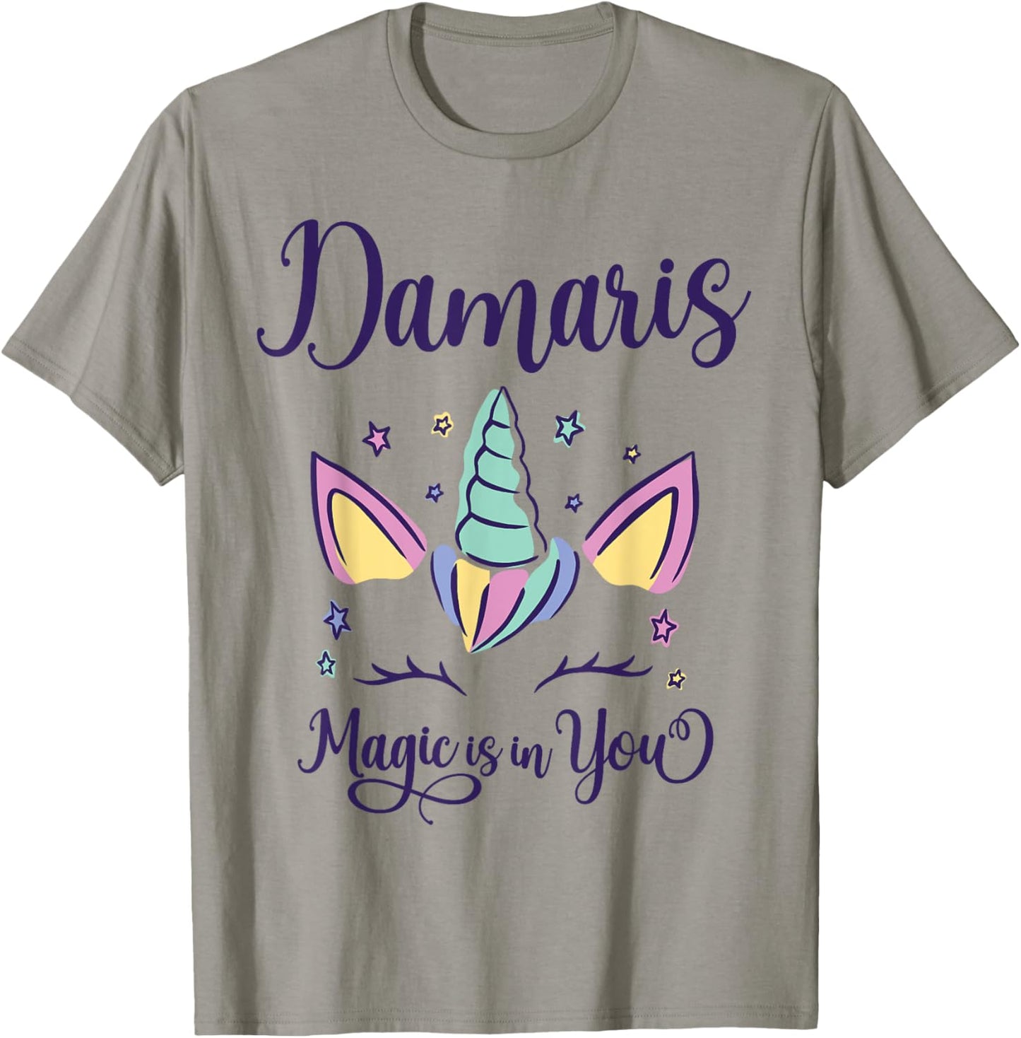 First Name Damaris Personalized I Love Damaris T-Shirt - T-Shirt | Sand