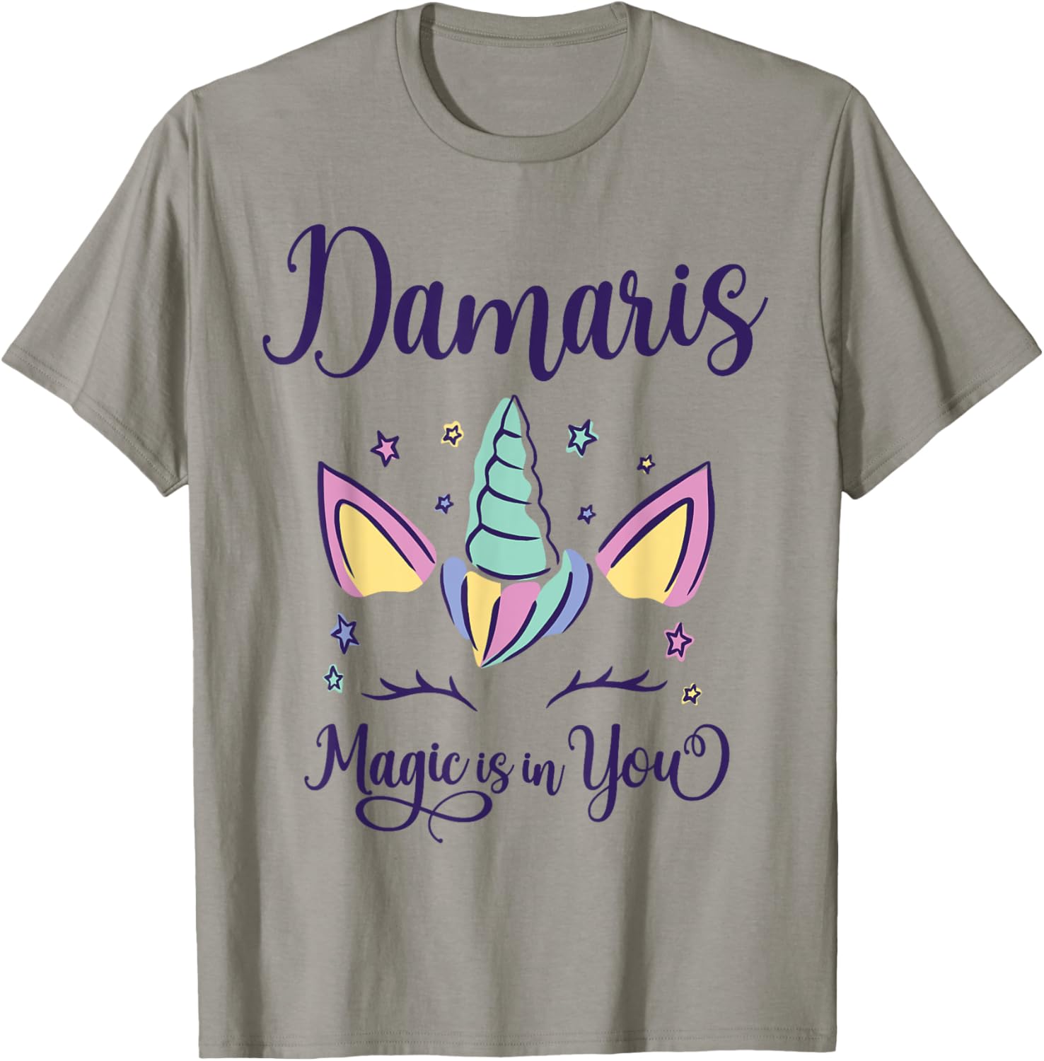 First Name Damaris Personalized I Love Damaris T-Shirt - T-Shirt | Sand