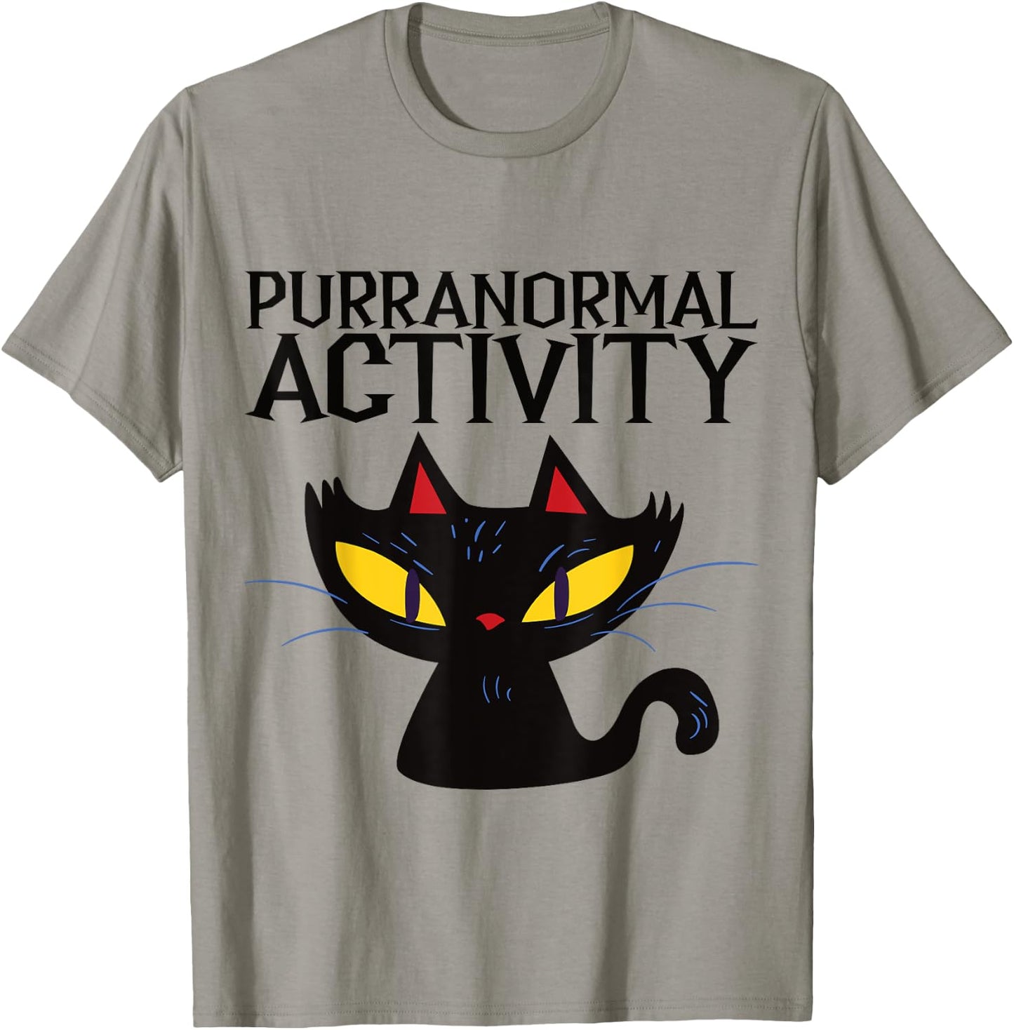 Purranormal Activity Halloween Design T-Shirt - T-Shirt | Sand