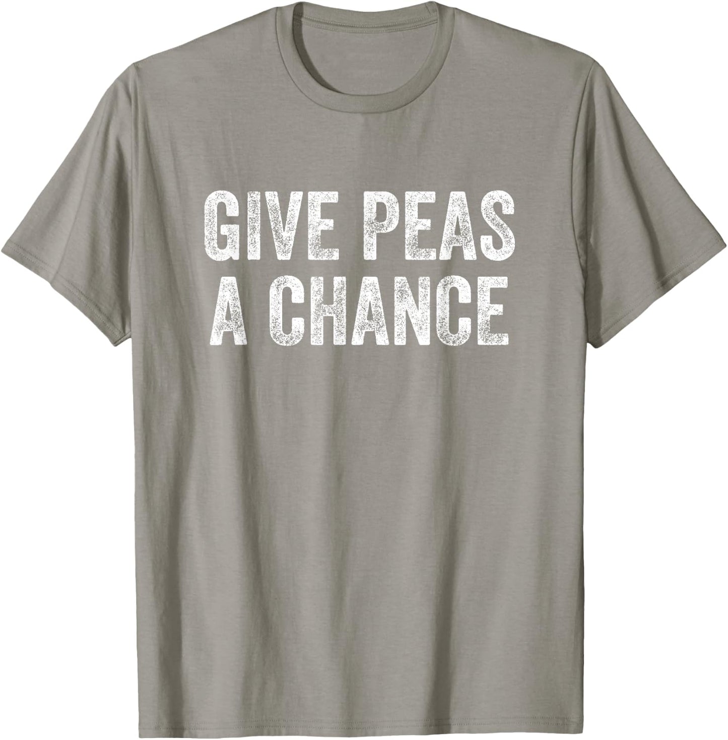 Give Peas A Chance T-Shirt - T-Shirt | Sand