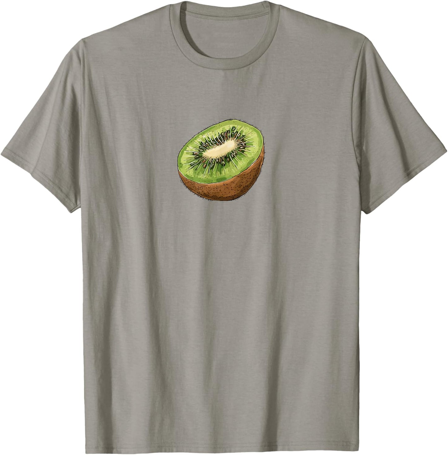 Kiwi Fruit Lovers Y2K Vintage Cute Retro Kiwi Graphic T-Shirt - T-Shirt | Sand