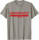 Vintage Marrakech Morocco shirt - Moroccan Flag Marrakech T-Shirt - T-Shirt | Sand