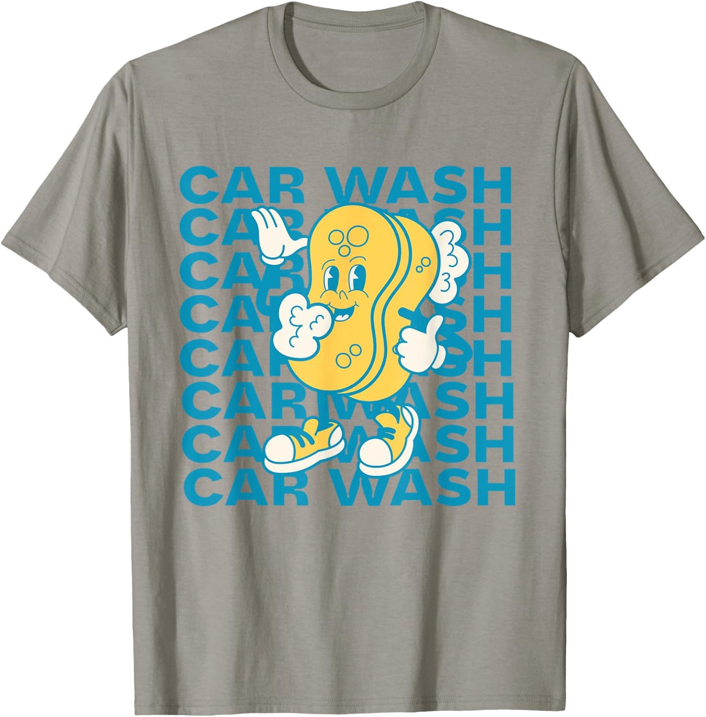 Car Wash Auto Detailing Sponge Carwash Accessory Graphic T-Shirt - T-Shirt | Sand