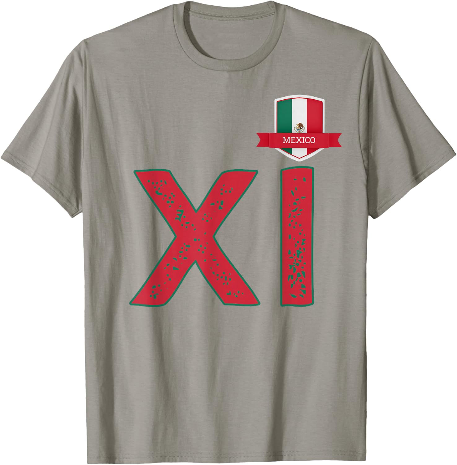 Mexico Human-Flag X and I Mexican México T-Shirt - T-Shirt | Sand