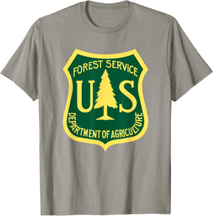 U.S Forest Service | Classic Logo T-Shirt - T-Shirt | Sand