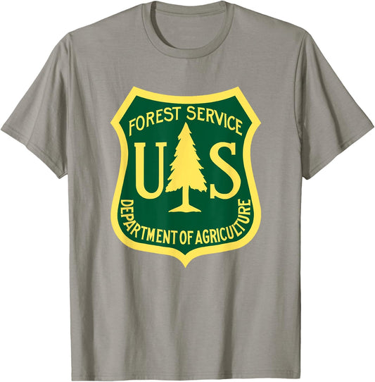 U.S Forest Service | Classic Logo T-Shirt - T-Shirt | Sand
