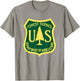 U.S Forest Service | Classic Logo T-Shirt - T-Shirt | Sand