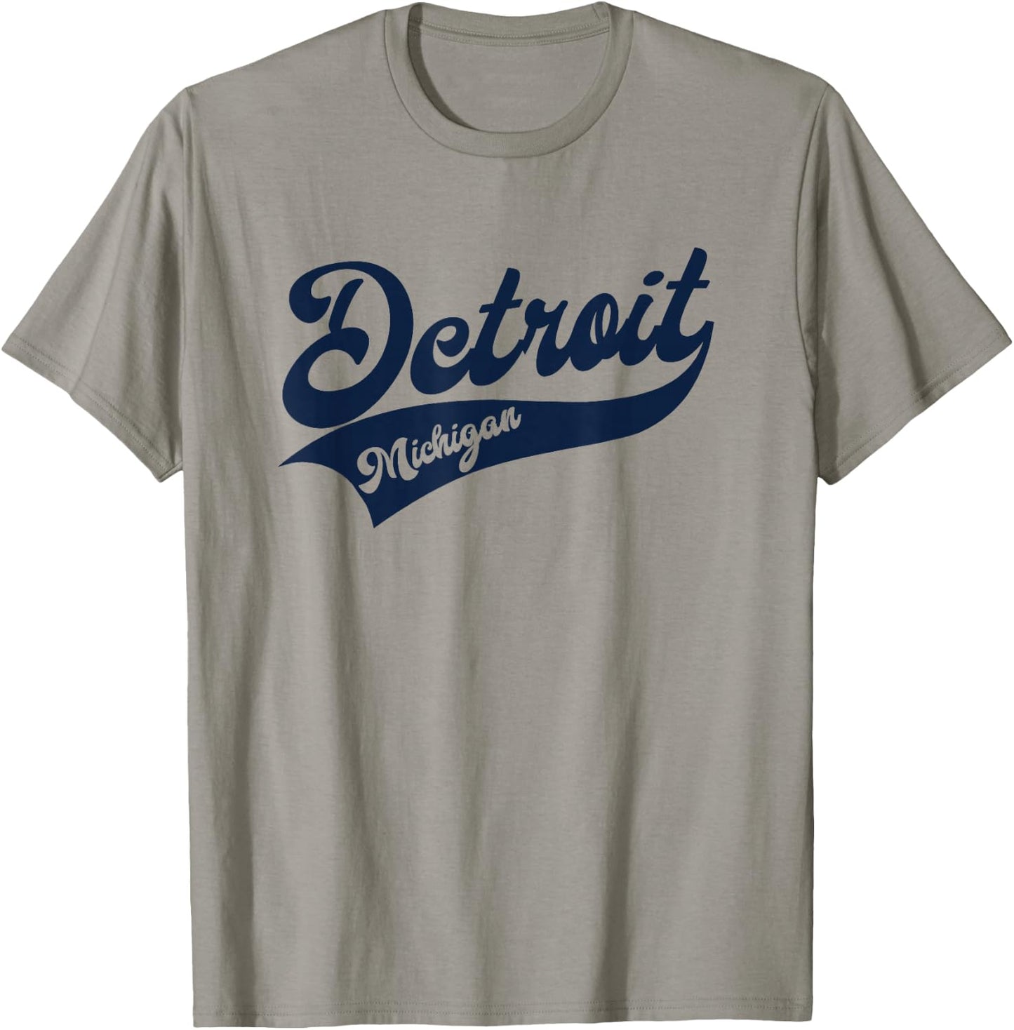 Detroit - Michigan Retro / Throwback Design - Classic T-Shirt - T-Shirt | Sand