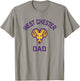 West Chester University Golden Rams Arched Dad T-Shirt - T-Shirt | Sand