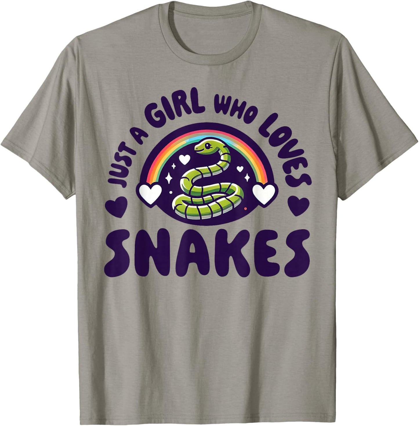 Snake Girl - Snake Women - I Love My Snake T-Shirt - T-Shirt | Sand