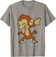 Monkey Animal Ape Funny Dabbing Monkey T-Shirt - T-Shirt | Sand
