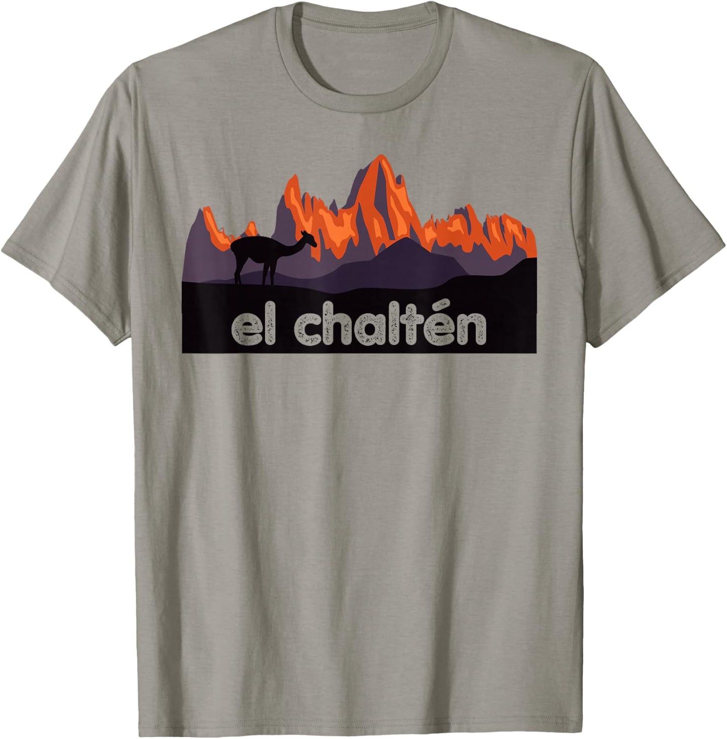 Mt. FITZ ROY Mountain Range, EL CHALTEN T-Shirt - T-Shirt | Sand