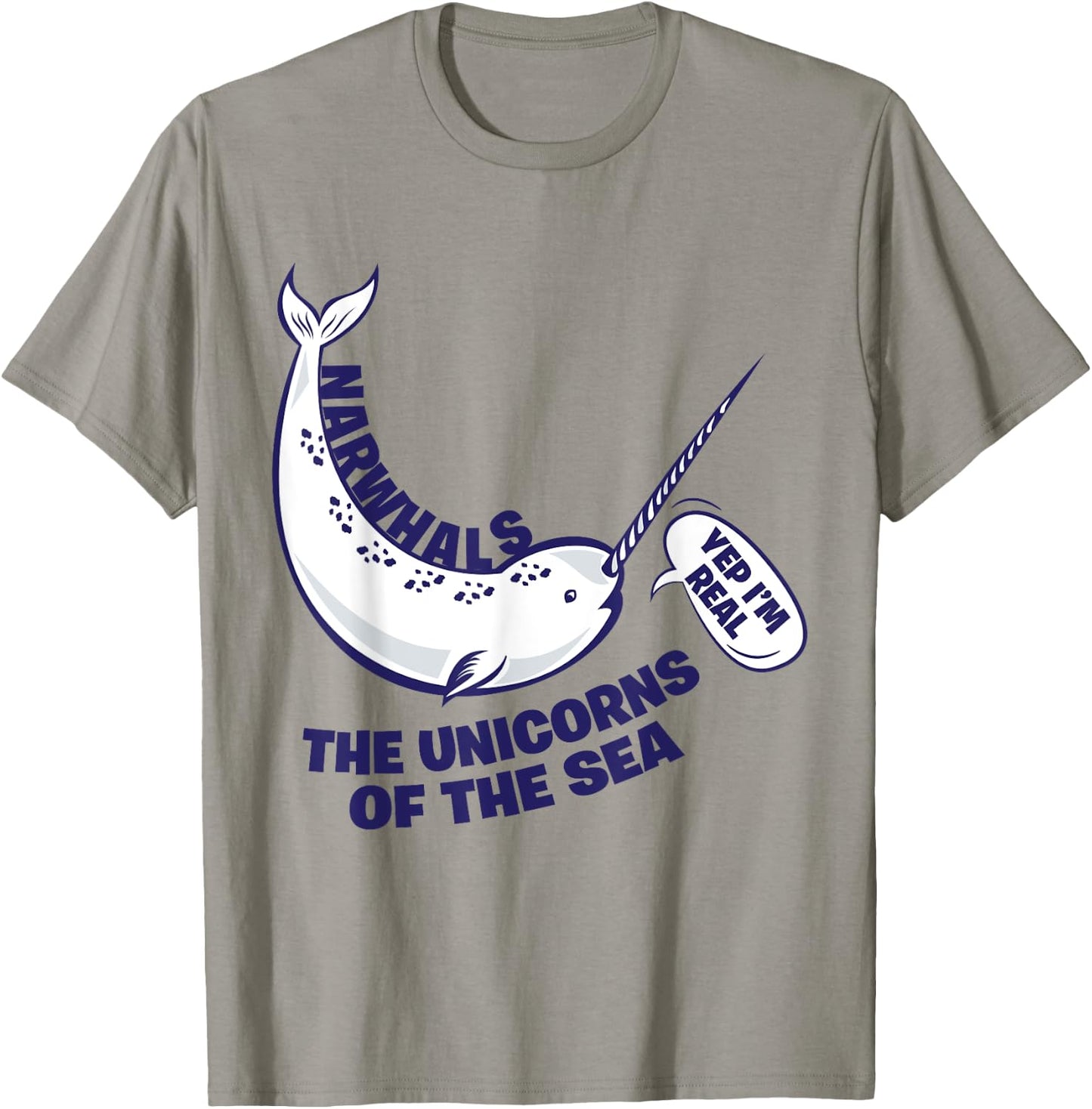 Narwhals The Unicorns Of The Sea - Funny Fish T-Shirt - T-Shirt | Sand