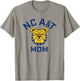North Carolina A&T State University Aggies Arched Mom T-Shirt - T-Shirt | Sand