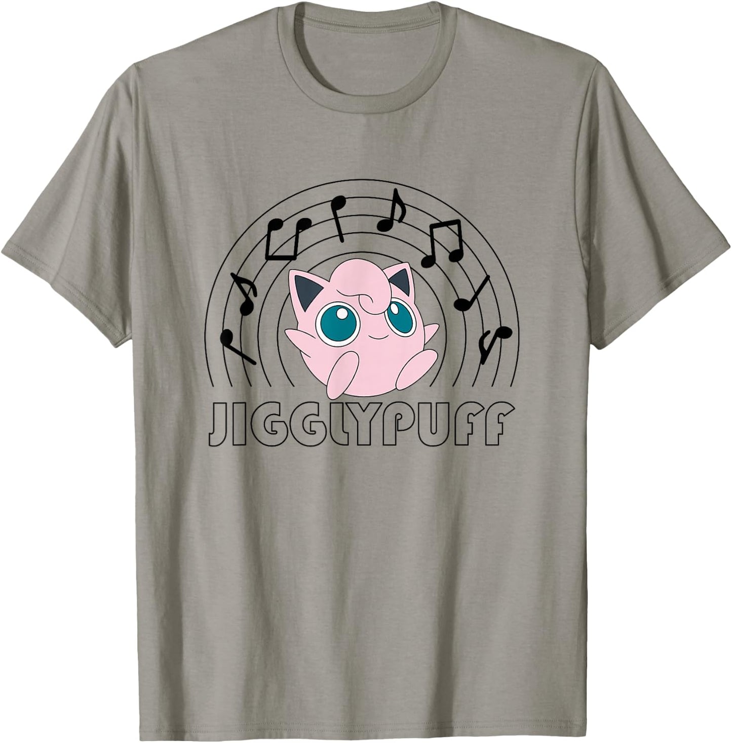 Pokémon - Jiggly Puff Music Notes T-Shirt - T-Shirt | Sand