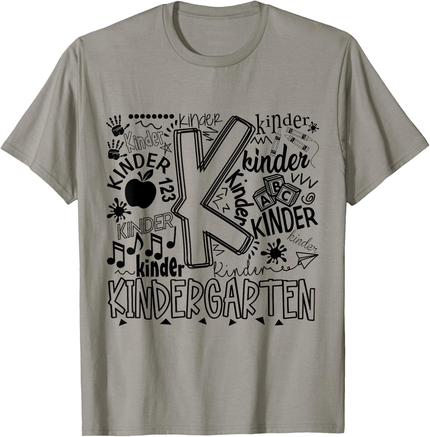 Nursery Typography Back To School Gift T-Shirt - T-Shirt | Sand