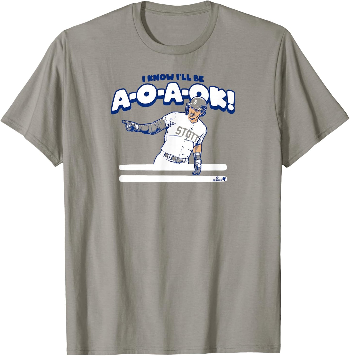 Bryson Stott - A-O-A-OK - Philadelphia Baseball T-Shirt - T-Shirt | Sand