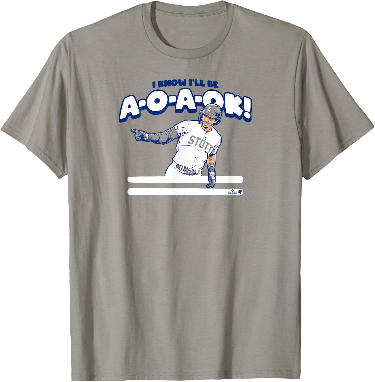 Bryson Stott - A-O-A-OK - Philadelphia Baseball T-Shirt - T-Shirt | Sand