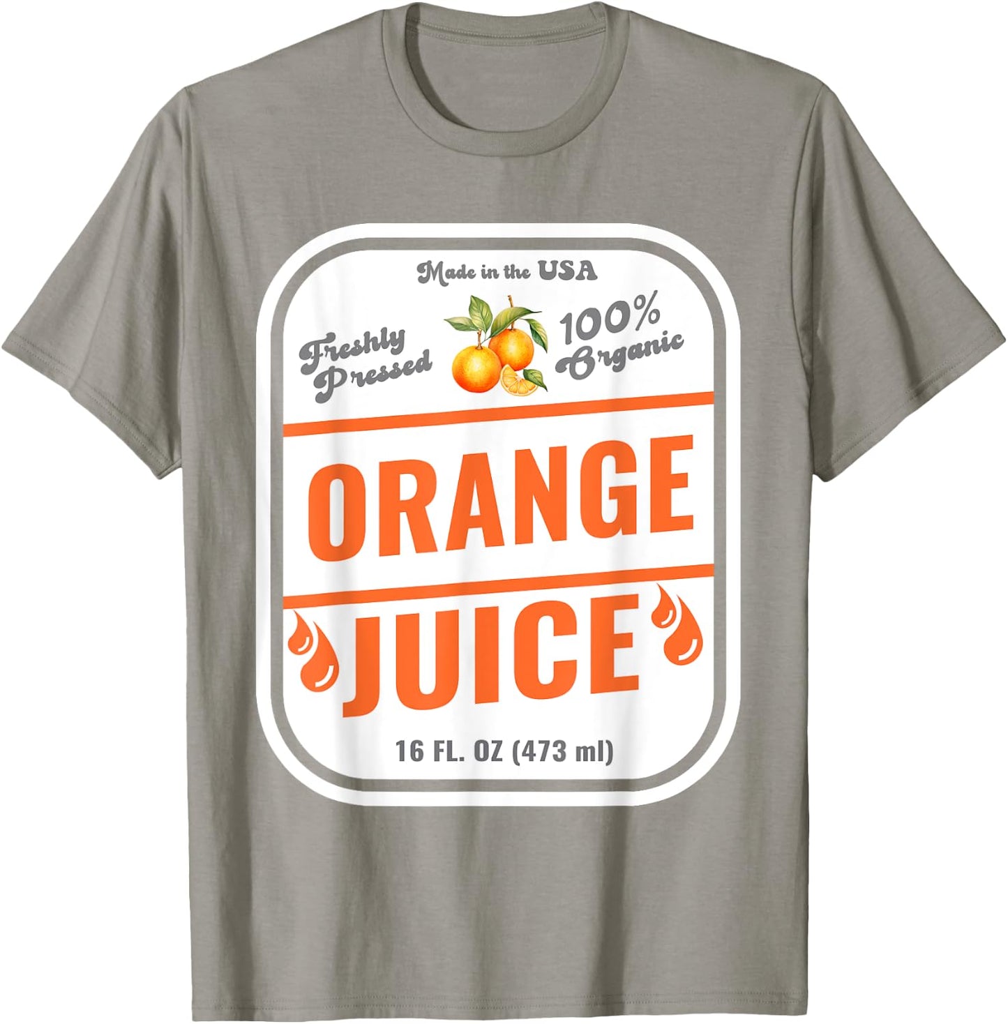 Halloween Costume Organic Orange Juice Group Costume Idea T-Shirt - T-Shirt | Sand