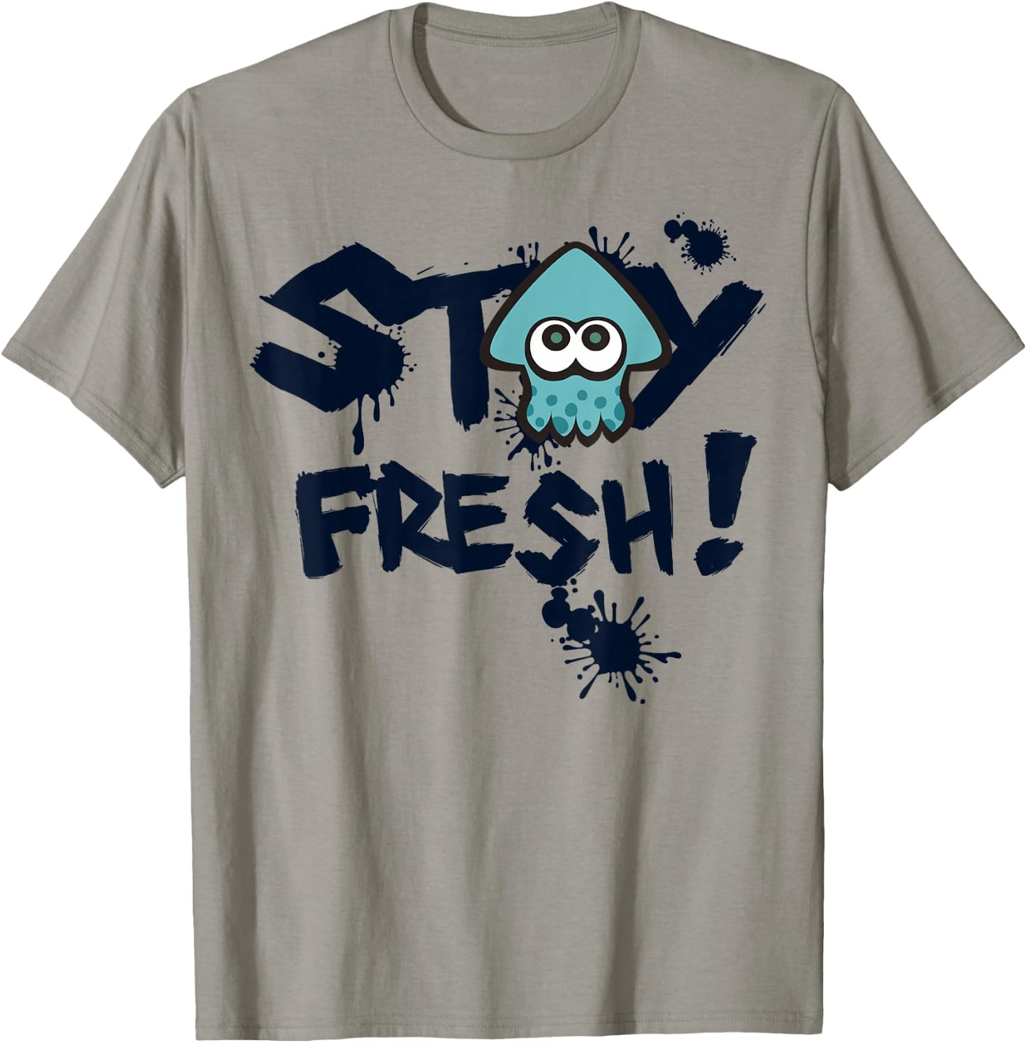 Nintendo Splatoon Stay Fresh Squid Ink Graphic T-Shirt - T-Shirt | Sand