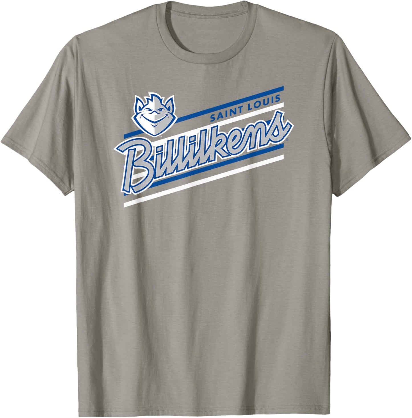 St. Louis University Billikens Retro Performer Gray T-Shirt - T-Shirt | Sand
