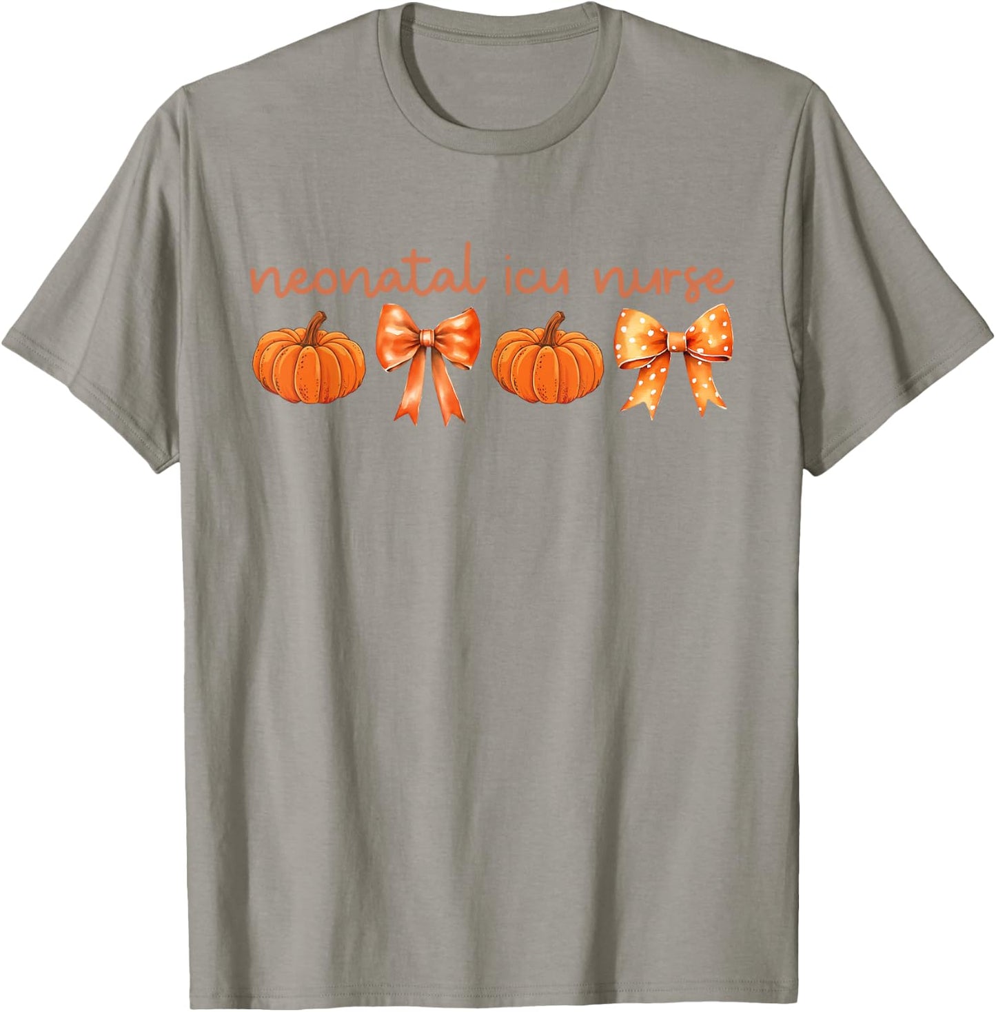 Neonatal Intensive Care Unit NICU Coquette Autumn Fall T-Shirt - T-Shirt | Sand