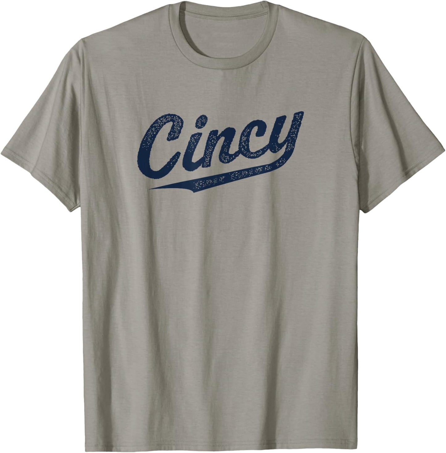 Retro Cincy Cincinnati Ohio vintage cursive script throwback T-Shirt - T-Shirt | Sand