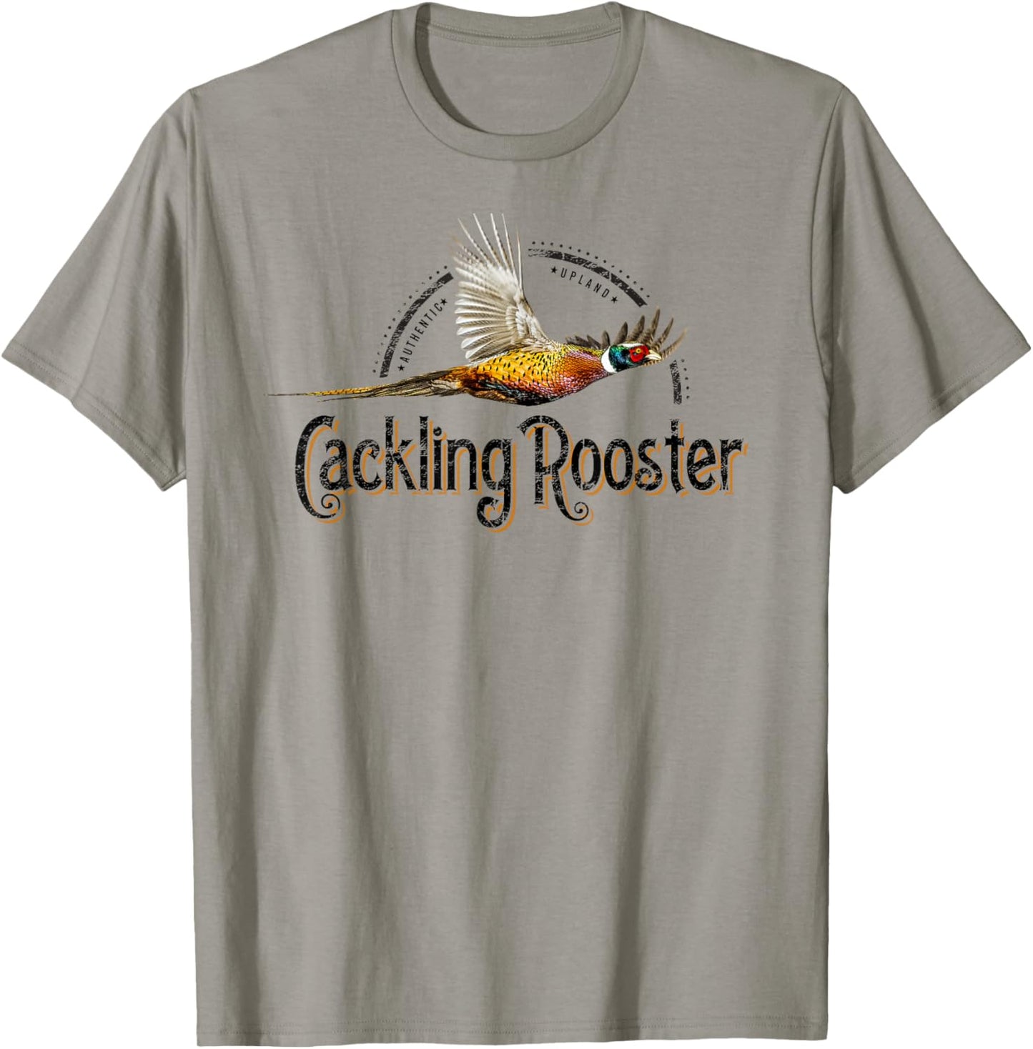 Pheasant Rooster Ringneck Cackling Upland Bird Hunting T-Shirt - T-Shirt | Sand