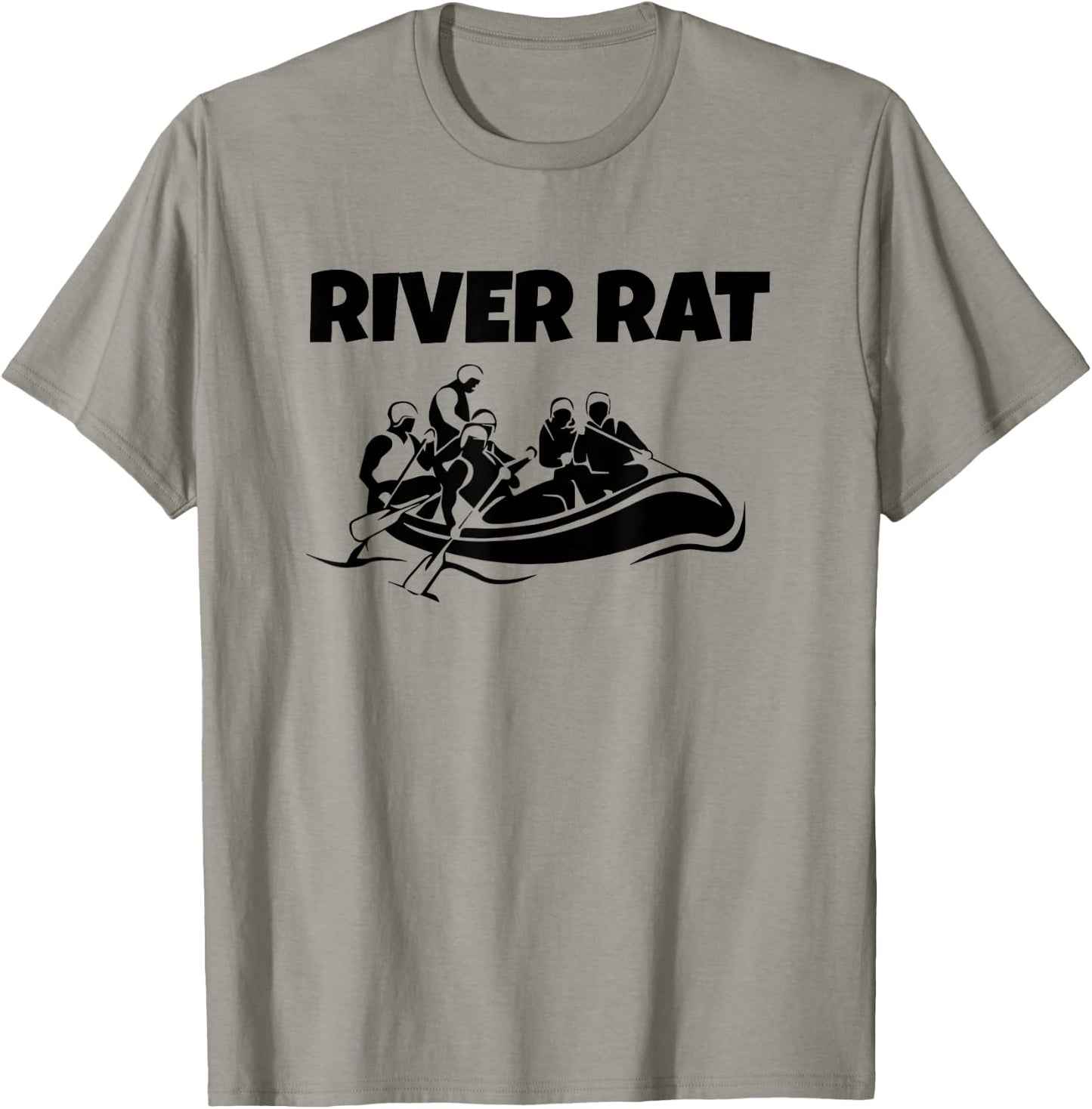 Whitewater Rafting, Paddle Raft: RIVER RAT T-Shirt - T-Shirt | Sand