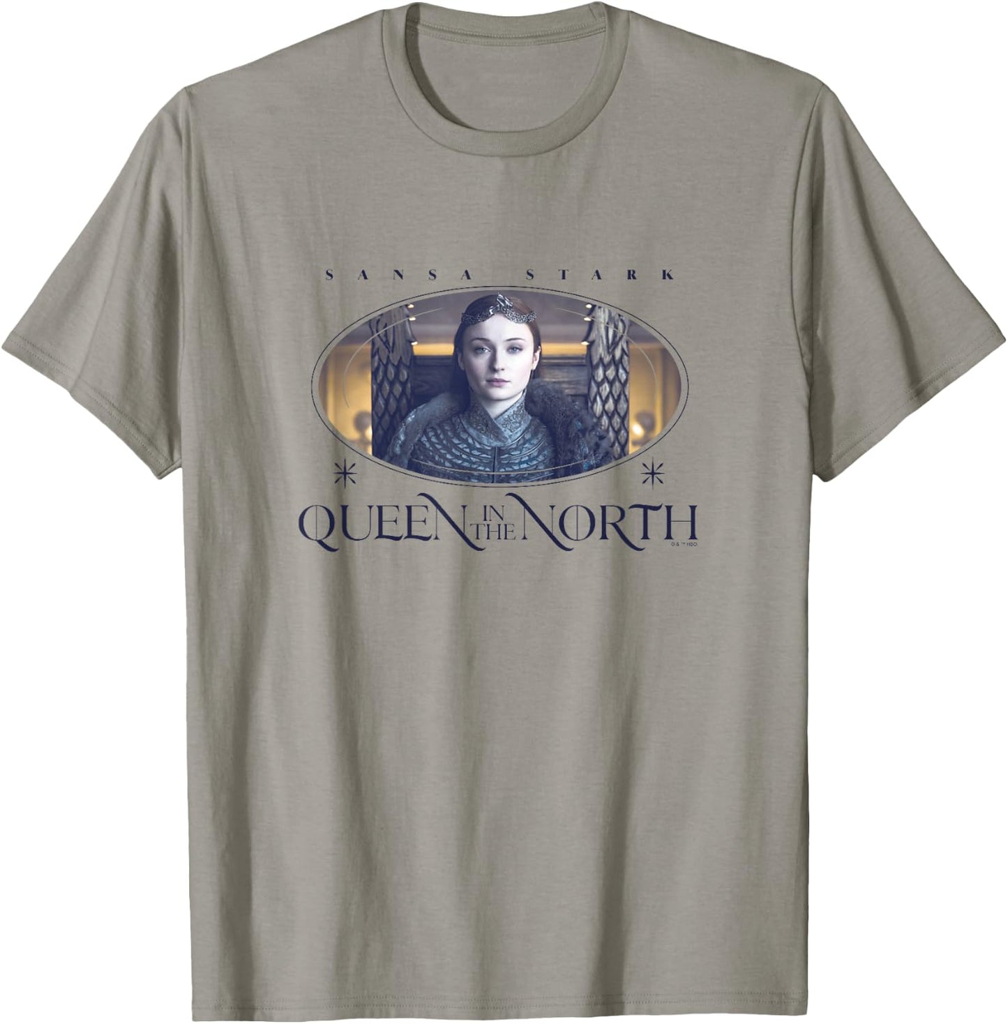 Game Of Thrones Sansa Stark Queen In The North Panel T-Shirt - T-Shirt | Sand