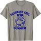 Retro Pregnant Frog Turtle Summer Vacation Mom to Be Graphic T-Shirt - T-Shirt | Sand
