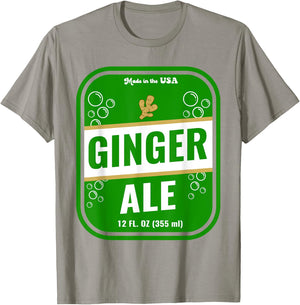 Halloween Costume Ginger Ale Unique Costume Idea T-Shirt - T-Shirt | Sand