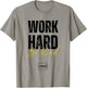 Real Broker "Work Hard Be Kind" Core Value Logo Women Men T-Shirt - T-Shirt | Sand