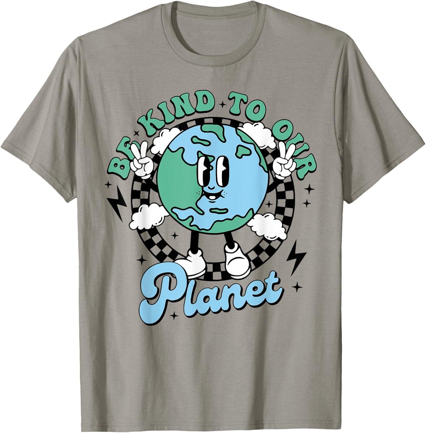 Be Kind To Our Planet T-Shirt - T-Shirt | Sand