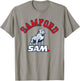 Samford Bulldogs | Official NCAA Merch | NCAFSAM04 T-Shirt - T-Shirt | Sand