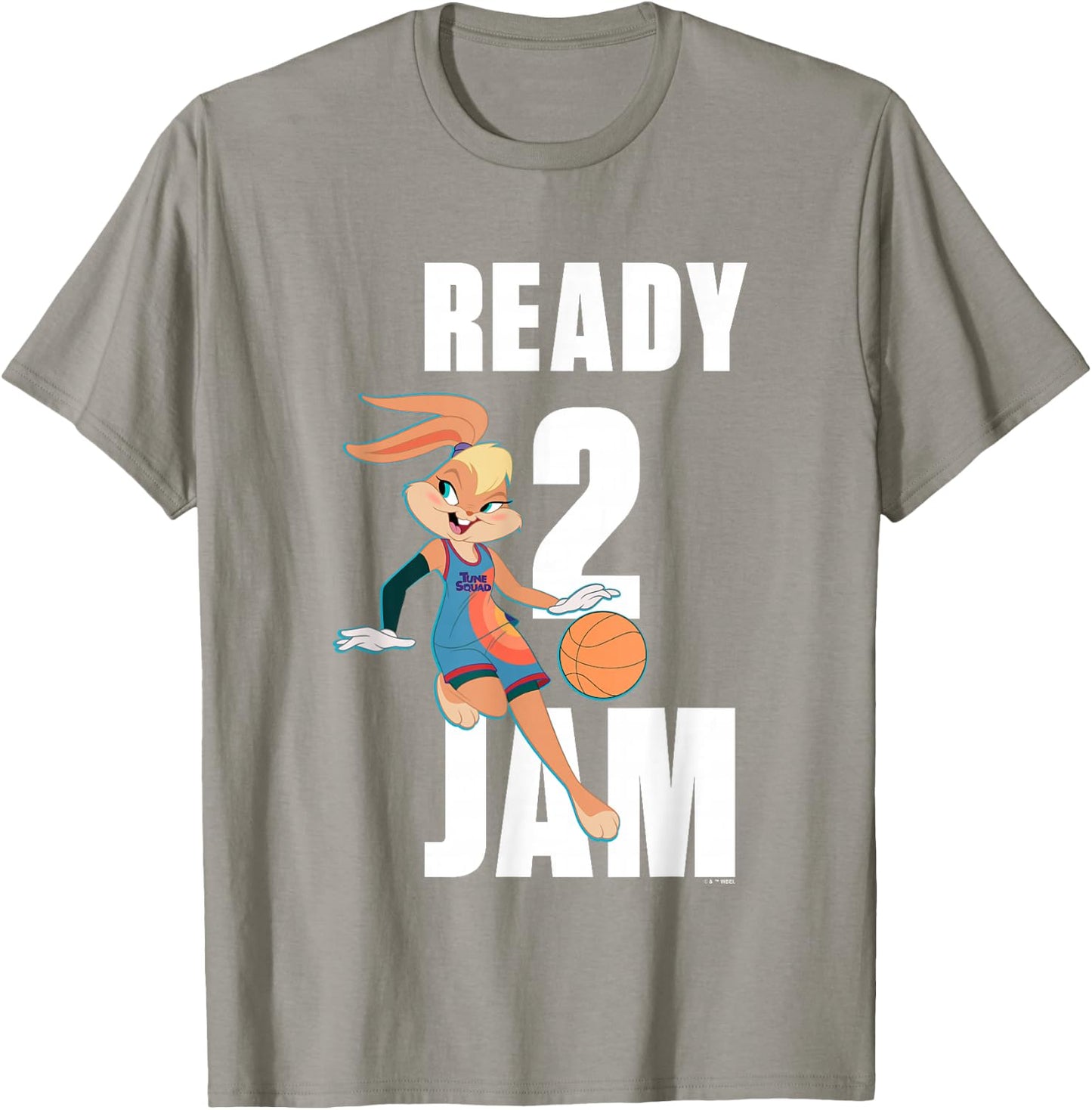 Space Jam 2 Iconic Lola Bunny Ready 2 Jam Big Chest Poster T-Shirt - T-Shirt | Sand