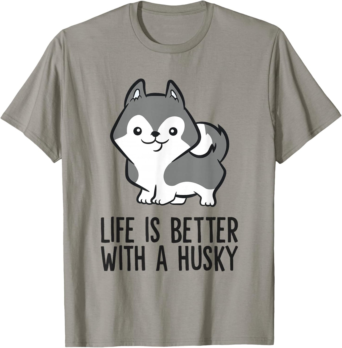 Siberian Husky Dog Life Is Better With A Husky T-Shirt - T-Shirt | Sand