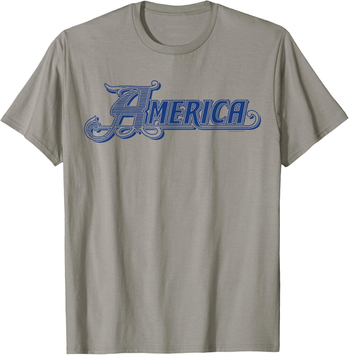 Official America the Band Blue Logo T-Shirt - T-Shirt | Sand