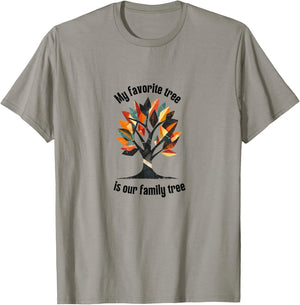 Favorite Tree is my Family History Funny Genealogy T-Shirt - T-Shirt | Sand
