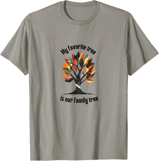 Favorite Tree is my Family History Funny Genealogy T-Shirt - T-Shirt | Sand