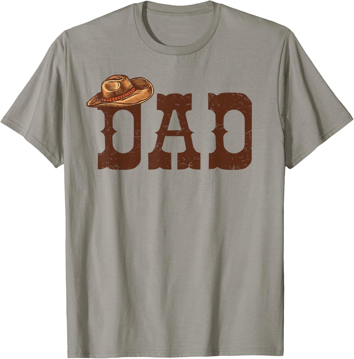 Dad Papa Western Family Matching Birthday Cowboy Cowgirl T-Shirt - T-Shirt | Sand
