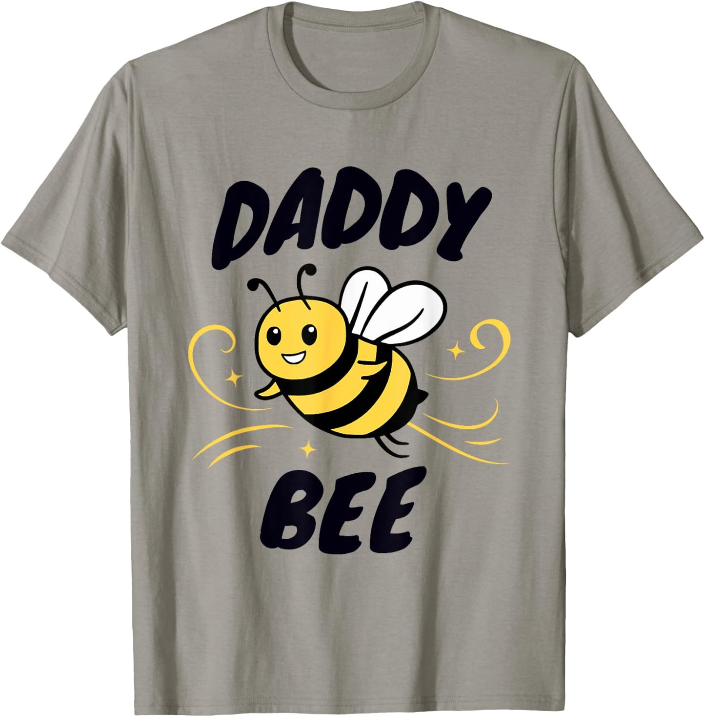 Family Bee Shirts Dad Daddy Bee Themed Birthday Party T-Shirt - T-Shirt | Sand