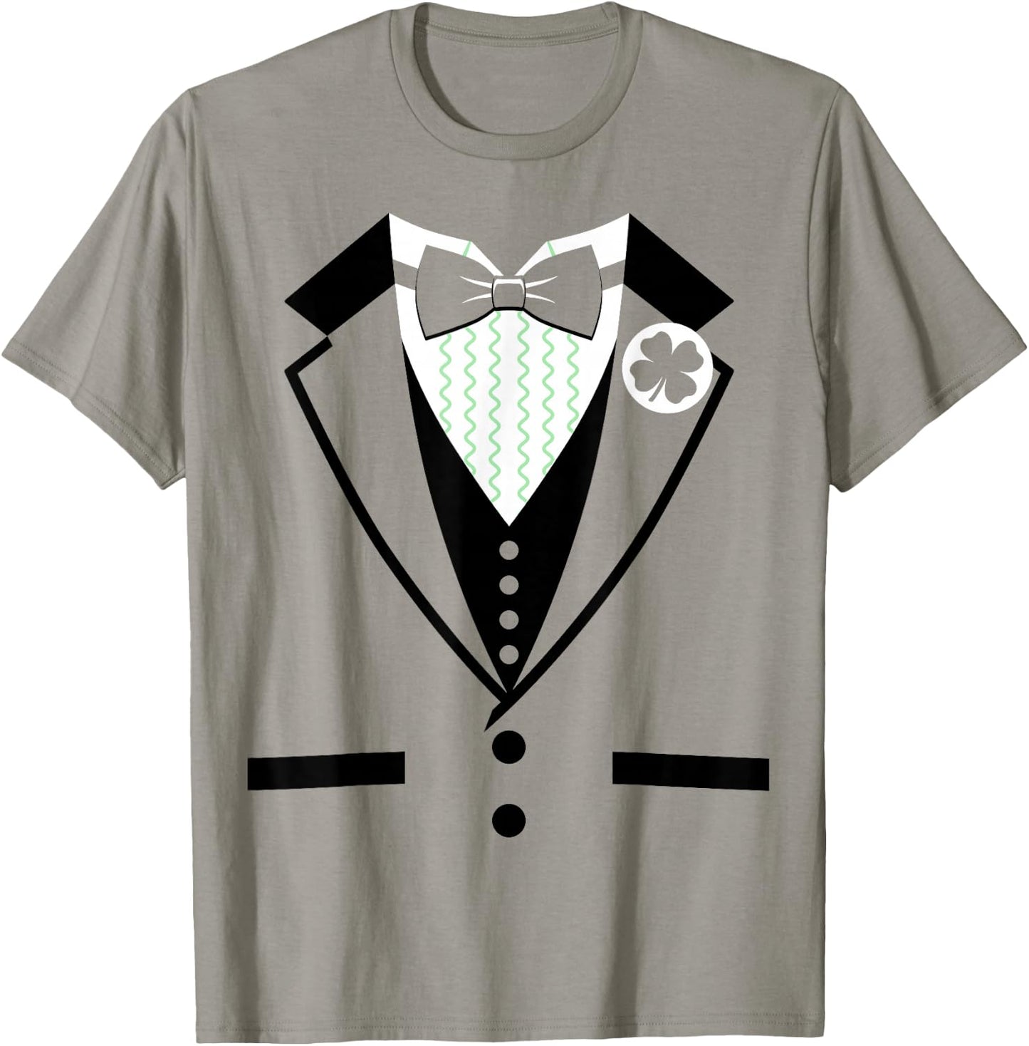 Leprechaun Costume Tuxedo Funny St. Patrick's Day T-Shirt - T-Shirt | Sand
