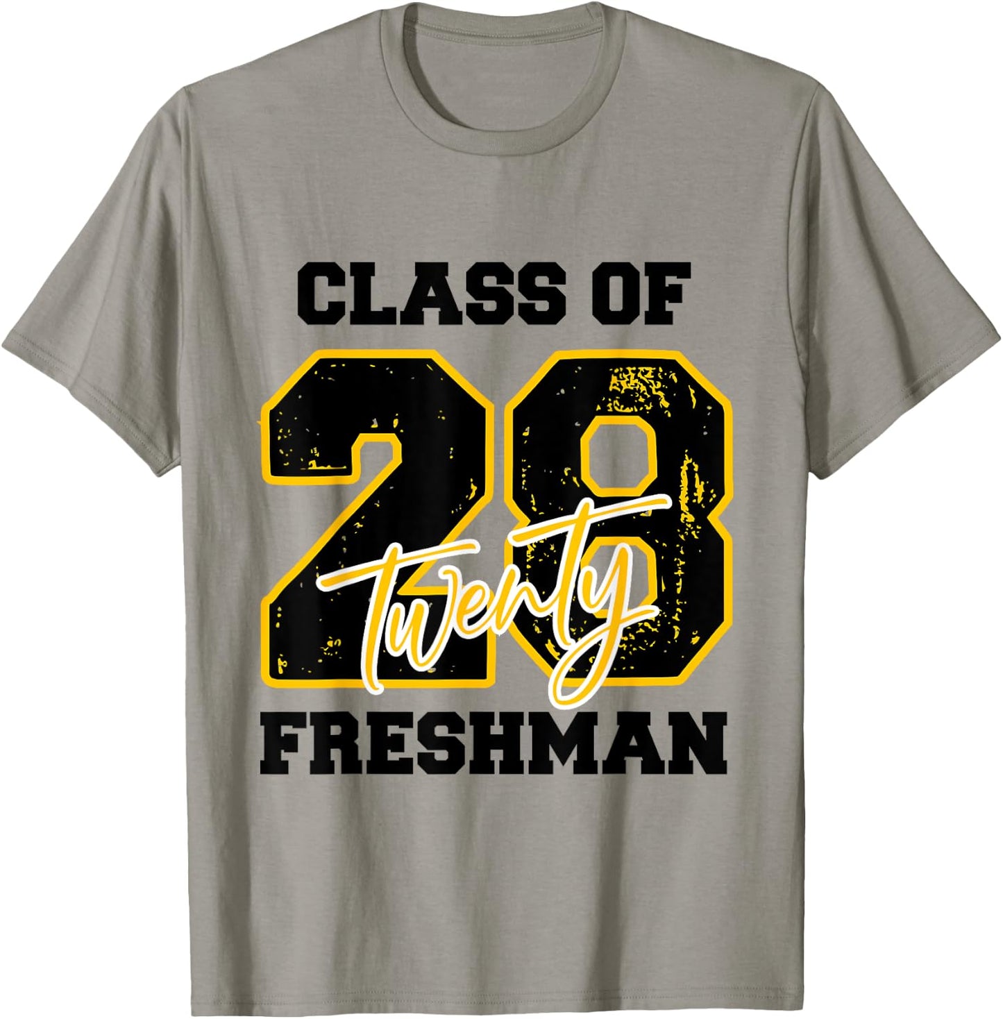Class of 2028 Freshman High School Back To School 9th Grade T-Shirt - T-Shirt | Sand